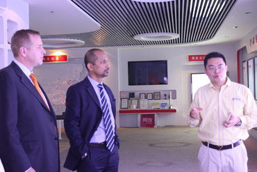思科全球副總裁Mr.Sven Jirgal到訪隨銳科技